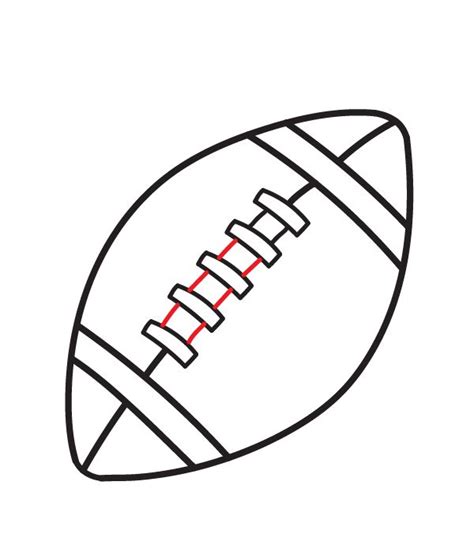 easy football to draw|printable football drawings.